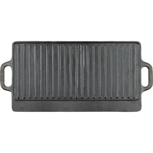 Čuguna panna ar rokturiem FoxOutdoor, 50x23x15 cm