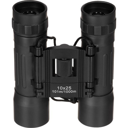 Foldable Binoculars MFH - Black,10x25