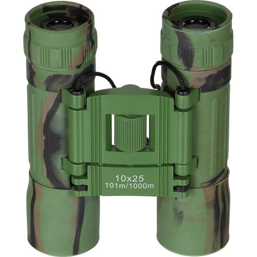 Foldable Binoculars MFH - Woodland,10x25