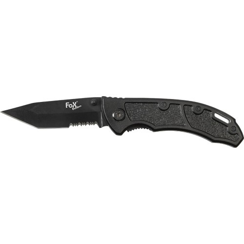 Складной нож FoxOutdoor, черный