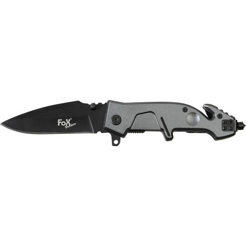 Складной нож одной рукой FoxOutdoor, чёрный