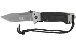 Складной нож FoxOutdoor, рукоять G10, чёрный