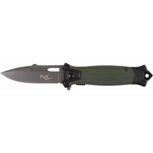 Складной нож FoxOutdoor Snake, зелёный