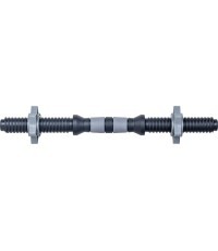 Plastmasas hanteles stienis ar vītni un apkakles inSPORTline Plafor 41 cm / 30 mm