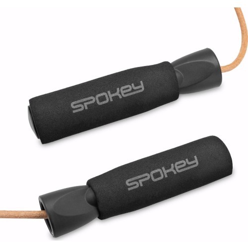 Скакалка с кожаным шнуром Spokey QUICK SKIP