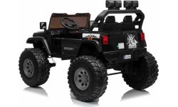 Elektromobilis Extreme Sport 4x4, melns