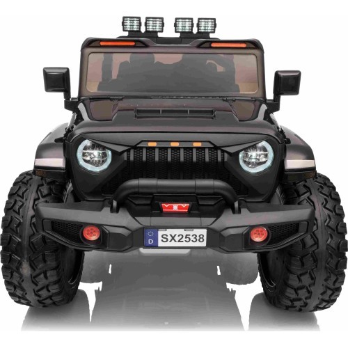 Elektromobilis Extreme Sport 4x4, melns