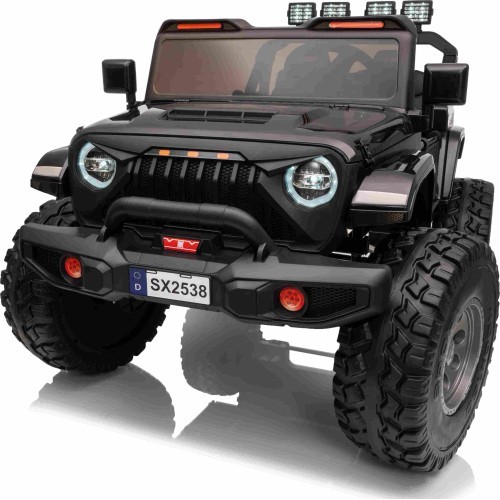 Elektromobilis Extreme Sport 4x4, melns