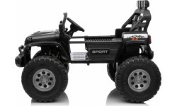 Elektromobilis Extreme Sport 4x4, melns