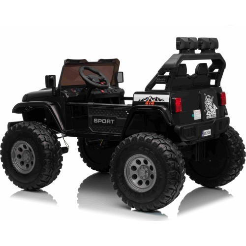 Электромобиль Extreme Sport 4x4, чёрный