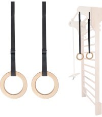 Vingrošanas riņķi vingrošanas sienai