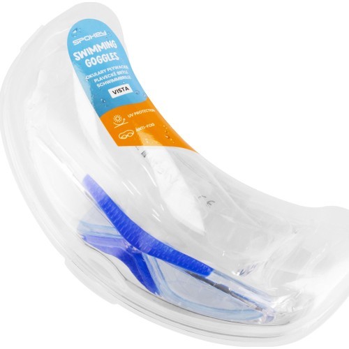 Swimming goggles / half mask white Spokey VISTA JR