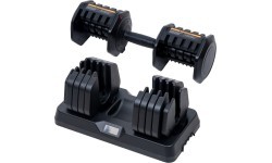Regulējama vienas rokas hantele inSPORTline DuraBell® 5–41 kg