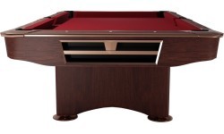 Бильярдный стол Pool Competition II, 9 футов, махагон, сукно Club Cloth жёлто-зелёное