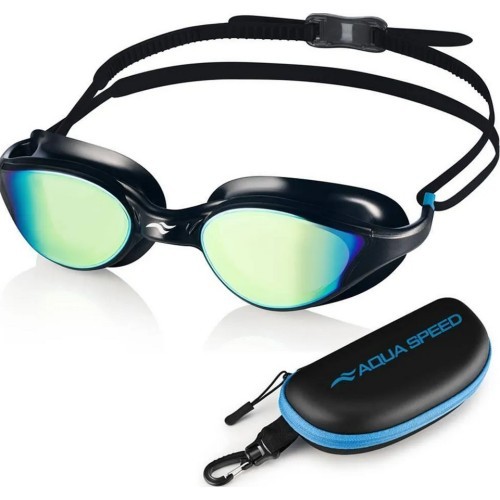 Swimming goggles VORTEX MIRROR  in  hard case - 07