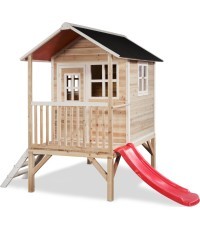 Деревянный игровой домик EXIT Loft 300 - натуральный