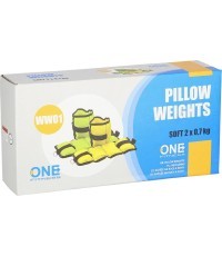 Pillow Weights One Fitness WW01, Yellow - 2 x 0,7 kg