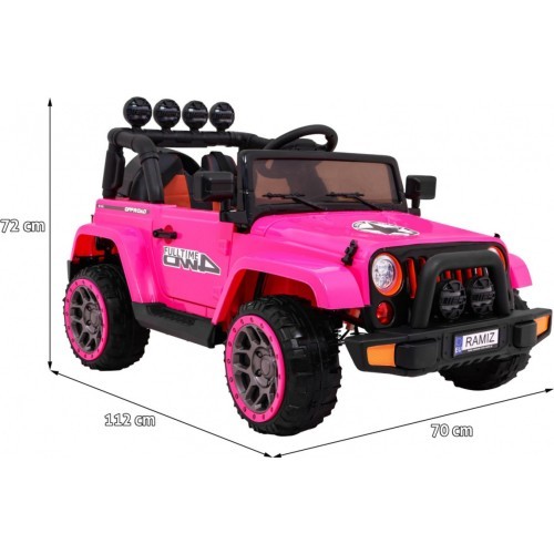 Full Time 4WD Pink Off-Road Vehicle