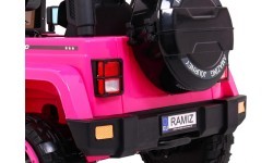 Full Time 4WD Pink Off-Road Vehicle