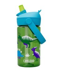 Thrive Flip Straw bērnu ūdens pudele 0,4 l, Hip Dinos