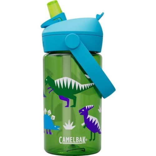 Thrive Flip Straw bērnu ūdens pudele 0,4 l, Hip Dinos