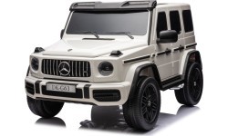 Elektromobilis Mercedes Benz G63 AMG XXL, balts