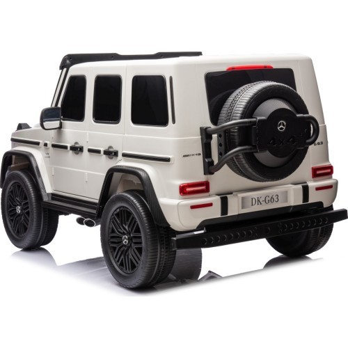 Elektromobilis Mercedes Benz G63 AMG XXL, balts