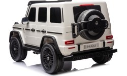 Elektromobilis Mercedes Benz G63 AMG XXL, balts