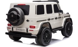 Elektromobilis Mercedes Benz G63 AMG XXL, balts