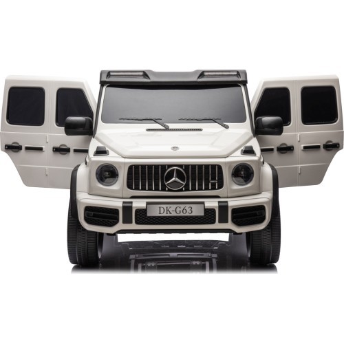 Elektromobilis Mercedes Benz G63 AMG XXL, balts