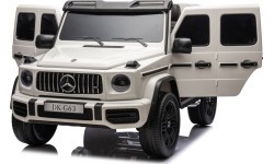 Elektromobilis Mercedes Benz G63 AMG XXL, balts