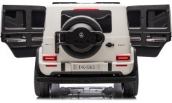 Elektromobilis Mercedes Benz G63 AMG XXL, balts