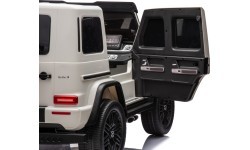 Elektromobilis Mercedes Benz G63 AMG XXL, balts