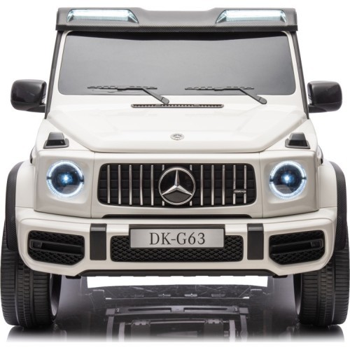 Elektromobilis Mercedes Benz G63 AMG XXL, balts