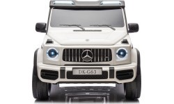 Elektromobilis Mercedes Benz G63 AMG XXL, balts