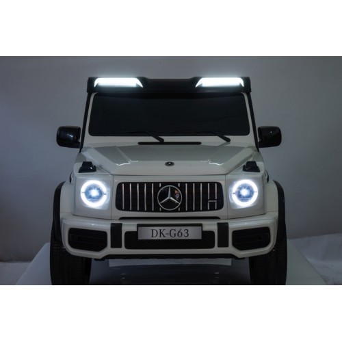 Elektromobilis Mercedes Benz G63 AMG XXL, balts