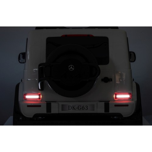Elektromobilis Mercedes Benz G63 AMG XXL, balts