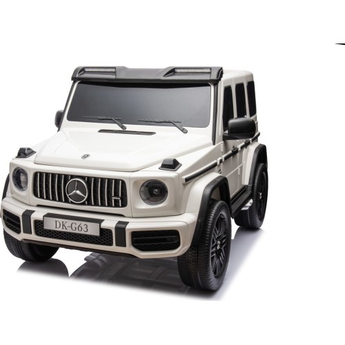 Elektromobilis Mercedes Benz G63 AMG XXL, balts
