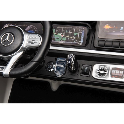 Elektromobilis Mercedes Benz G63 AMG XXL, balts