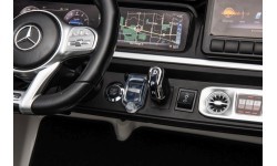 Elektromobilis Mercedes Benz G63 AMG XXL, balts