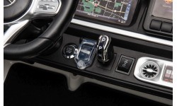 Elektromobilis Mercedes Benz G63 AMG XXL, balts