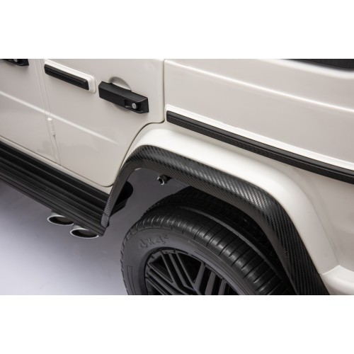 Elektromobilis Mercedes Benz G63 AMG XXL, balts