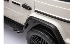 Elektromobilis Mercedes Benz G63 AMG XXL, balts