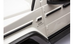 Elektromobilis Mercedes Benz G63 AMG XXL, balts