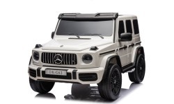 Elektromobilis Mercedes Benz G63 AMG XXL, balts