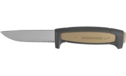 Нож Morakniv Craft Pro Rope, нержавеющая сталь, чёрный с кремовым