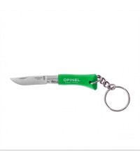 Opinel Colorama 02 inox grab green keychain knife