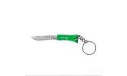 Нож-брелок Opinel Colorama 02 inox, зелёный