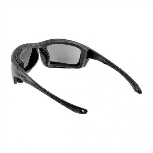Brilles Wiley X Grid, dūmakaini pelēki lēcas, melni rāmji
