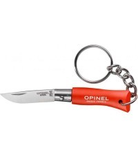 Нож-брелок Opinel Colorama 02 inox, оранжевый